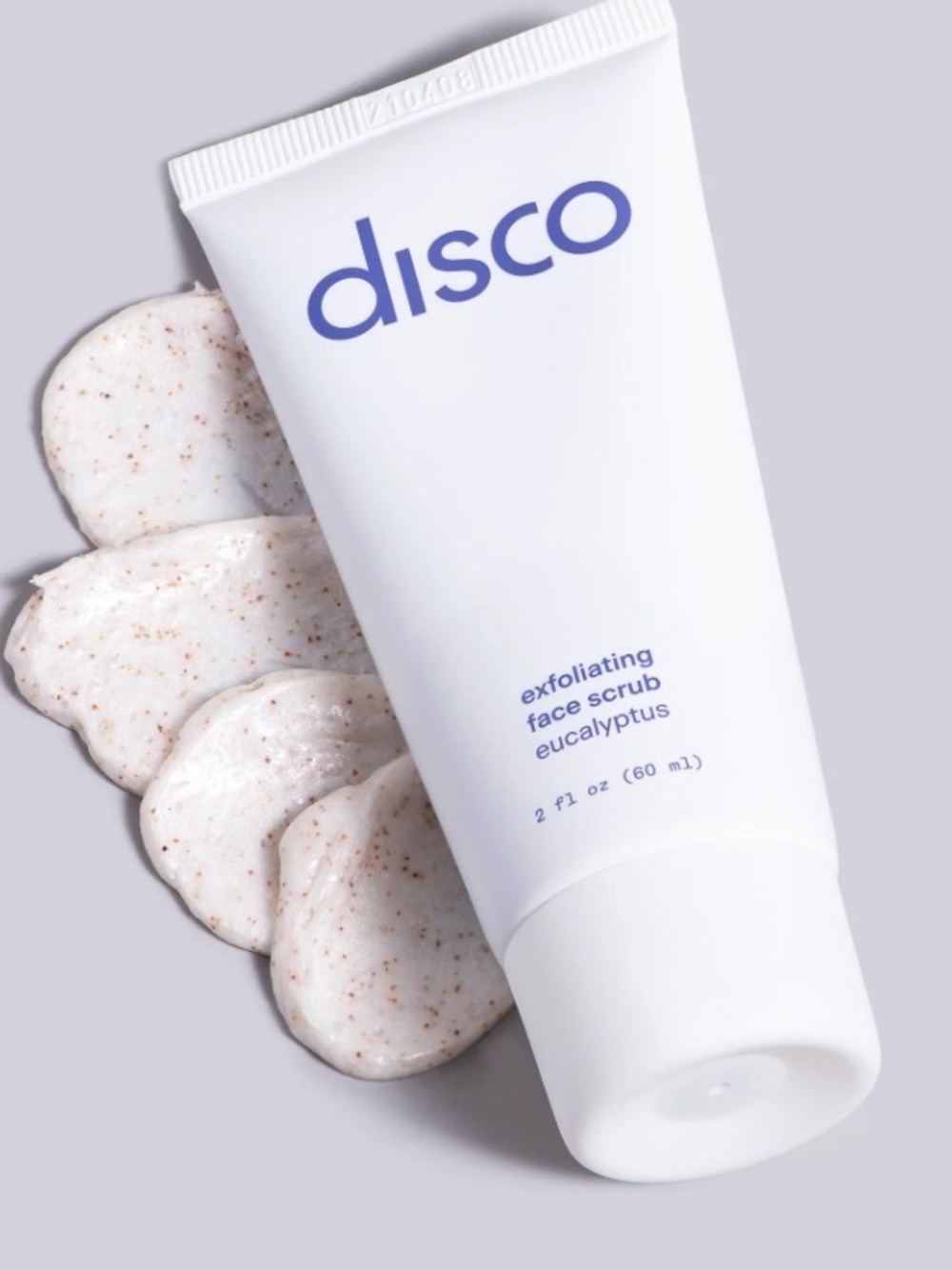 Disco Exfoliating Face Scrub - Eucalyptus (White)